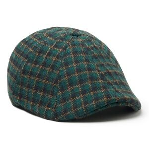 Boston Scally Cloverland Green Plaid 8 panel cap
Size small